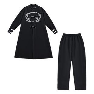 中国风演出服国潮嘻哈男女爵士舞服装春季运动会开幕舞蹈武术套装