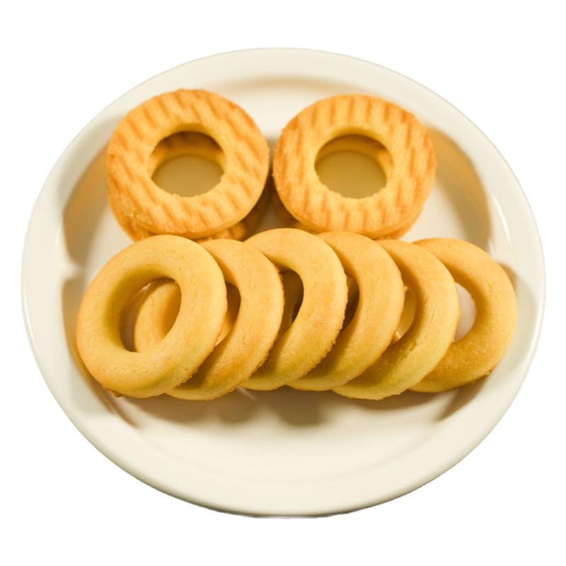 圈圈饼干披萨小饼原材料平面空心永丽佳小饼雪花酥牛轧糖烘焙商用