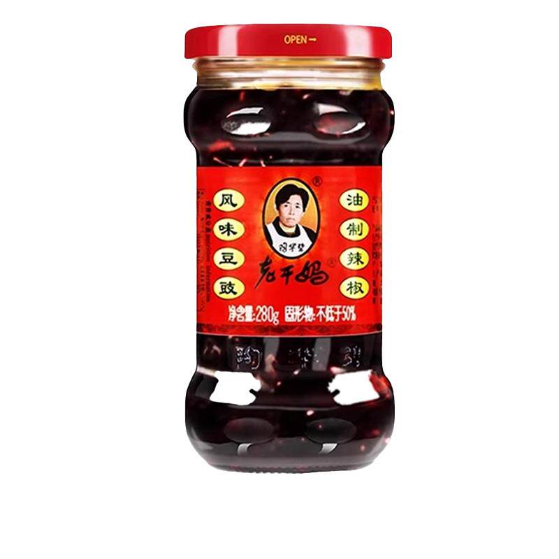 【百补福利购】陶华碧老干妈风味豆豉油辣椒280g香辣瓶装辣椒酱