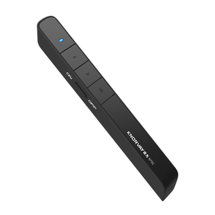 诺为N75C激光ppt翻页笔绿光LED液晶屏遥控器教师用投影汇报笔充电