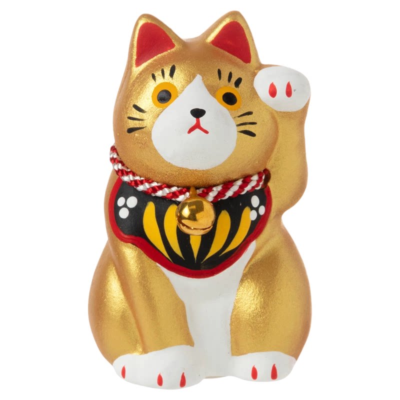 日本招财猫摆件陶瓷桌面车载摆件