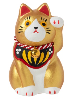 日本招财猫摆件陶瓷桌面车载摆件