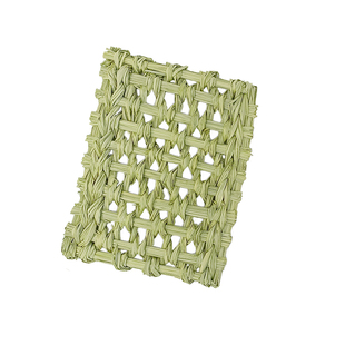 UMI天然手编兔子草垫放松型草垫可食用磨牙玩具兔子龙猫豚鼠玩具