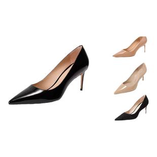 Stuart Weitzman 女士尖头细跟高跟鞋跟高7.5cm STUART 75 PUMP