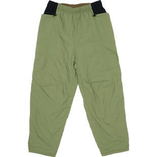 素然AnKoRau 安高若冬季女士户外穿搭气质复古绗棉直筒休闲裤