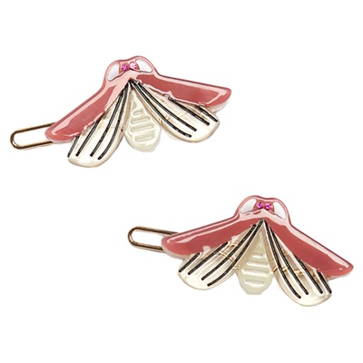 XTASTE 美国 Winona Irene 萤火虫扣夹醋酸动物发夹发饰夜光配饰