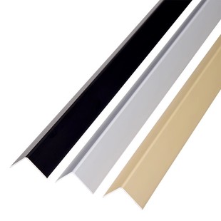 铝合金新一代哑光等边直角纯黑护墙角阳角线装饰线条护角收边条