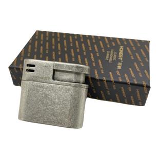 【祝融火具】百诚HONEST磨合斜火充气打火机小巧便携复古男士礼物