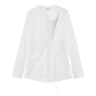 loeuvre垂褶领悬垂式衬衫25春季新款女长袖上衣个性优雅SW5SB129
