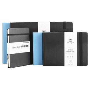 遵爵丢勒水彩本 旅行水彩手账本便携式速写本 300g水彩纸水彩本 口袋笔记本 插画风景绘画本 尊爵 软皮水彩本