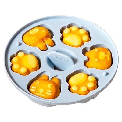 乐扣乐扣硅胶模具烘焙可蒸煮带盖