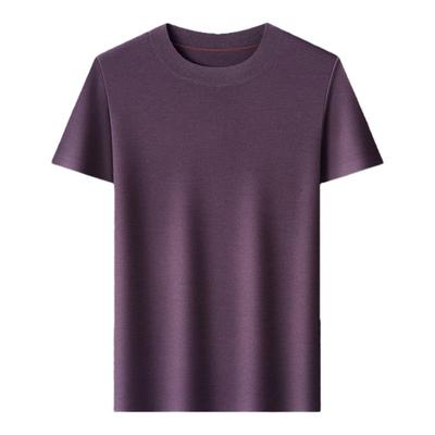 80支超细精纺100%纯羊毛薄款针织衫半袖圆领休闲纯色男打底内搭衣