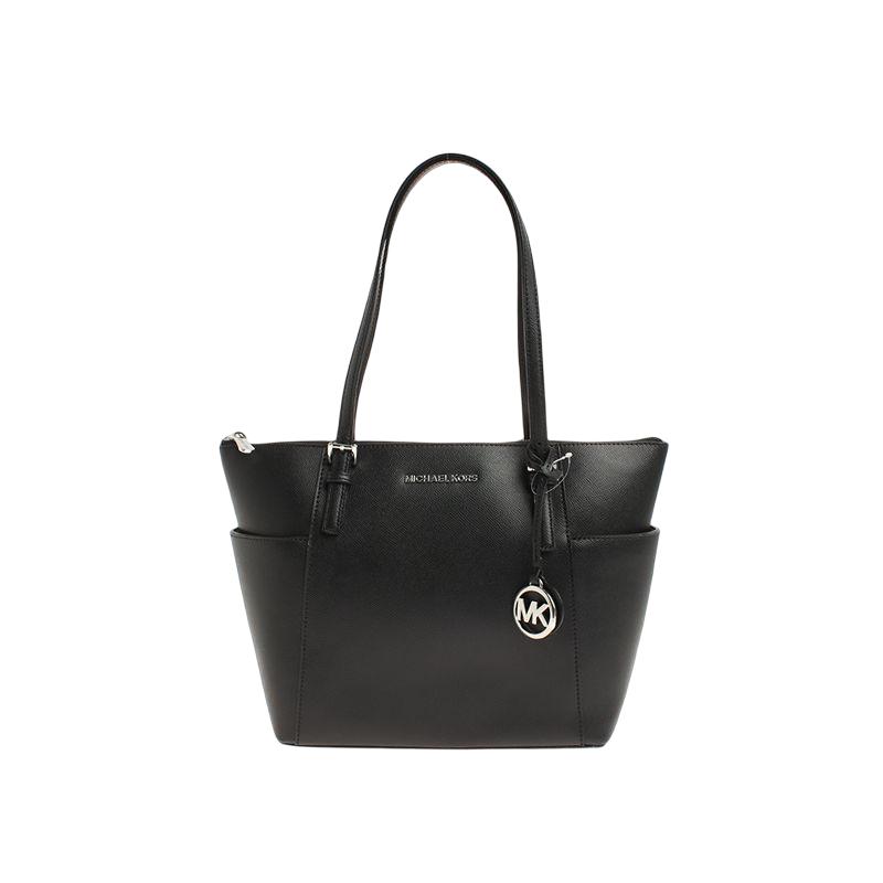 【自营】中古99新MICHAEL KORS/迈克高仕黑色皮质女士单肩包