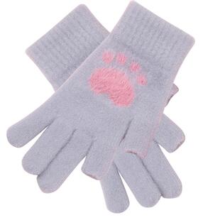 露指手套女冬季开车骑车写字保暖加绒韩版可爱触屏露二指半指秋天