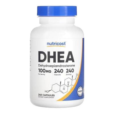 Nutricost,DHEA易吸收健康备孕抵御生育帮助骨骼矿物质密度膳食补