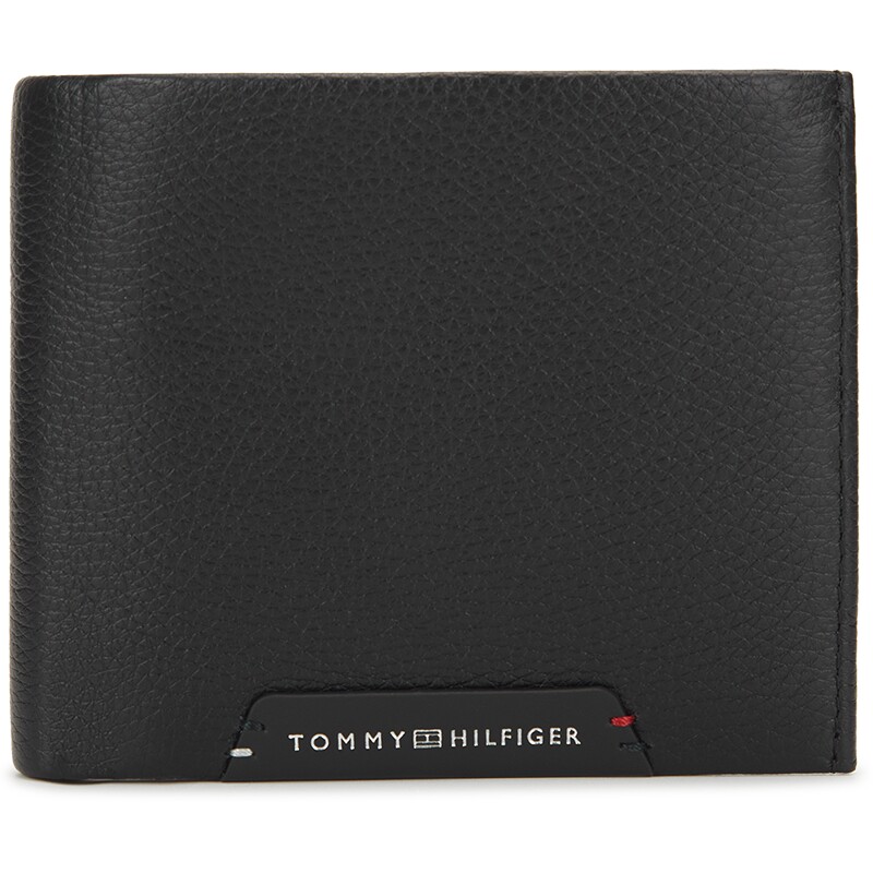 Tommy26秋冬新款男装荔枝纹牛皮革商务休闲多卡位证件折叠钱包