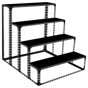 DM梯形货架台阶式展示架阶梯货架组合多层花店花架礼品月饼置物架