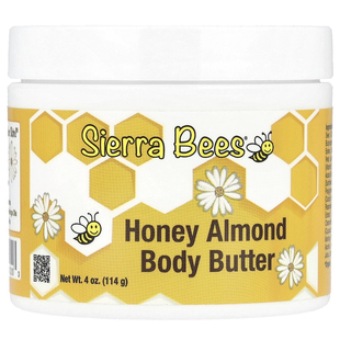 美国Sierra Bees蜂蜜巴旦木身体乳易吸收补水滋润滋养留香114g