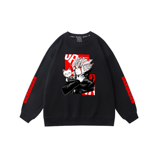 胆大党奥卡伦联名二次元同人痛衣圆领卫衣当哒当动漫潮流加绒长袖