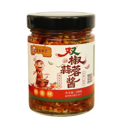 堂家巷子湖南双椒蒜蓉辣椒酱