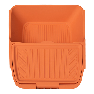 适用于26款焕新极氪7X中控下储物盒硅胶下层纸巾盒收纳盒配件用品