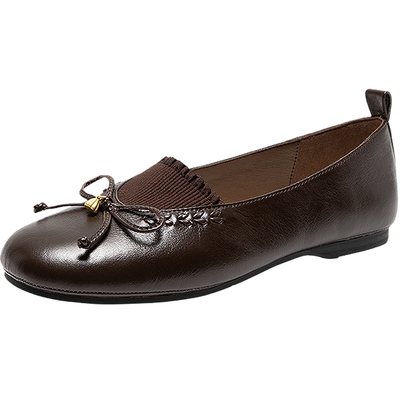 natursun小软皮单鞋舒适