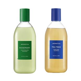 AROMATICA爱露梦茶树洗发水+迷迭香洗发水控油蓬松固发强韧发根