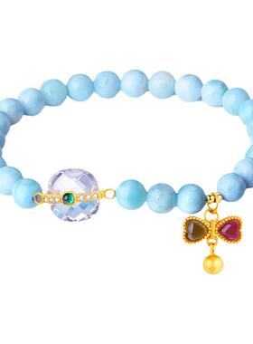 天然海纹石手链手串原创设计