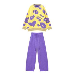 WildRooms家居服女冬季2025年新款活力休闲风加厚可外穿睡衣套装