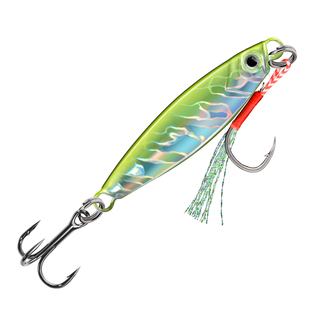 名犀远投双钩飘落铁板路亚饵淡水岸抛亮片海钓鲈鱼翘嘴鳜鱼假饵