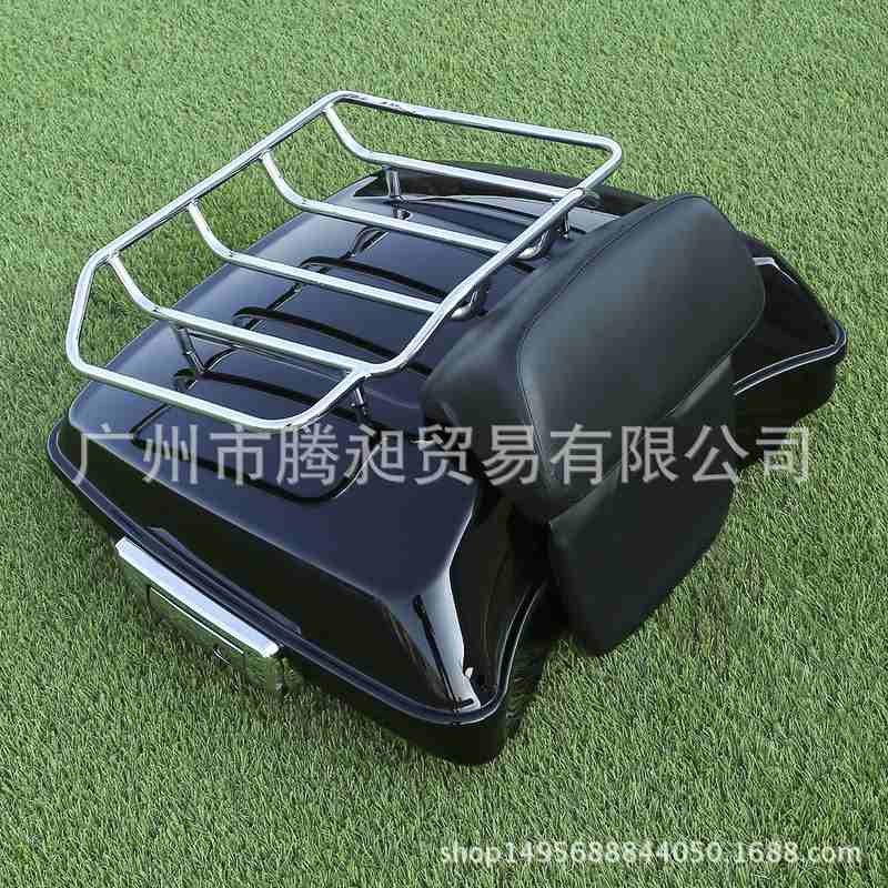 哈雷大滑翔 街道 滑翔 尾箱 摩托车后备箱带货架  2014-2017