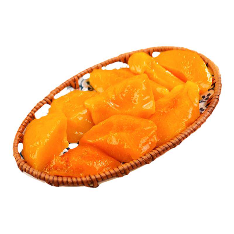 厚切黄桃块清香桃汁可口独立包装