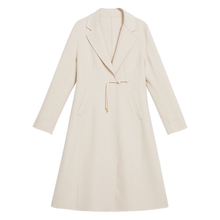 【100美丽诺羊毛】YINER音儿专选女装冬季时尚双面毛呢大衣外套