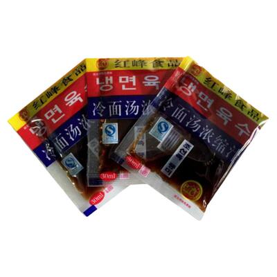酸甜朝鲜东北特产红峰30ml冷面汤