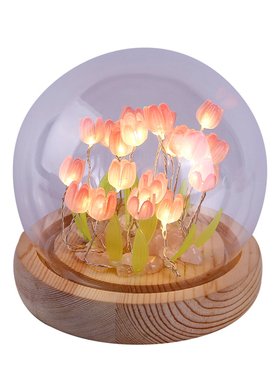 母亲节郁金香小夜灯手工diy