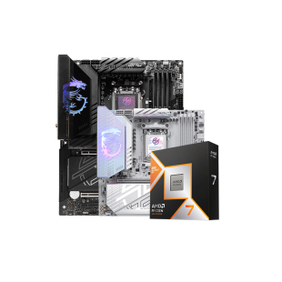 AMD 锐龙 7 9800X3D/9850X3D处理器CPU盒装板U套搭配微星B850主板
