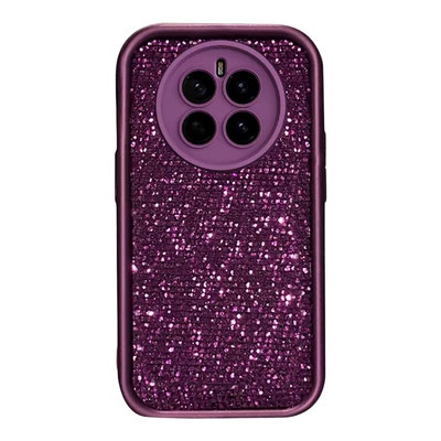 ins风轻奢感闪紫片适用荣耀magic7pro手机壳新款高级感magic8pro网红爆款手机壳magic6/5防摔外壳保护套女