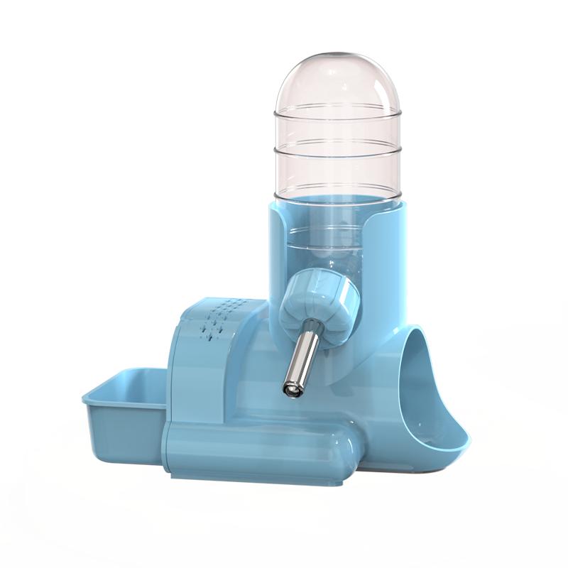仓鼠水壶饮水器自动喂水器三合一滚珠防漏金丝熊喝水樽食盆支架