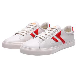 大码小白鞋女41-43码女鞋韩版百搭软皮面女式40 42脚宽胖妹妹板鞋