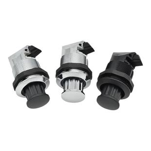 船舶房车按压碰锁医疗设备按钮旋转锁埋入式弹出手柄旋钮按压门锁