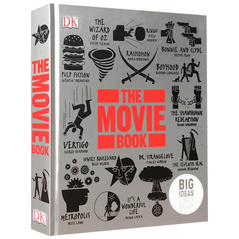 英文原版 DK 电影百科图解 The Movie Book DK人类的思想科普丛书 全彩大开精装 Big Ideas Simply Explained 易科学认知系列读物