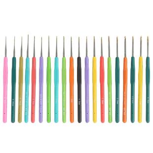 升级细钩针工具套装diy材料包小号超细勾针 编织玩偶细线毛线钩针