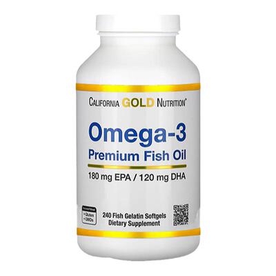 CGN加州黄金优质深海鱼油欧米伽3高纯度无腥味心脏血管健康