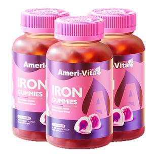 亚美唯他热感补铁软糖铁剂贫血补铁血气成人女性生理经期暖肚神器