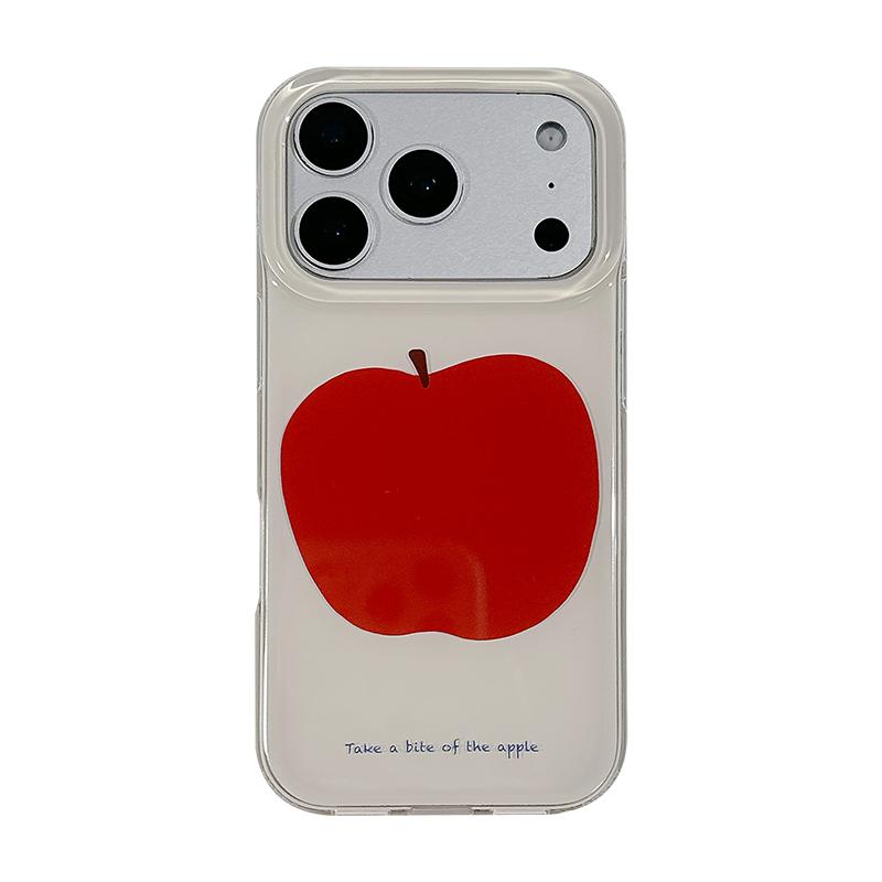 ins简约巨好看水果适用苹果17手机壳iphone16promax高级感15Pro保护套14新款双层13防摔全包女款软情