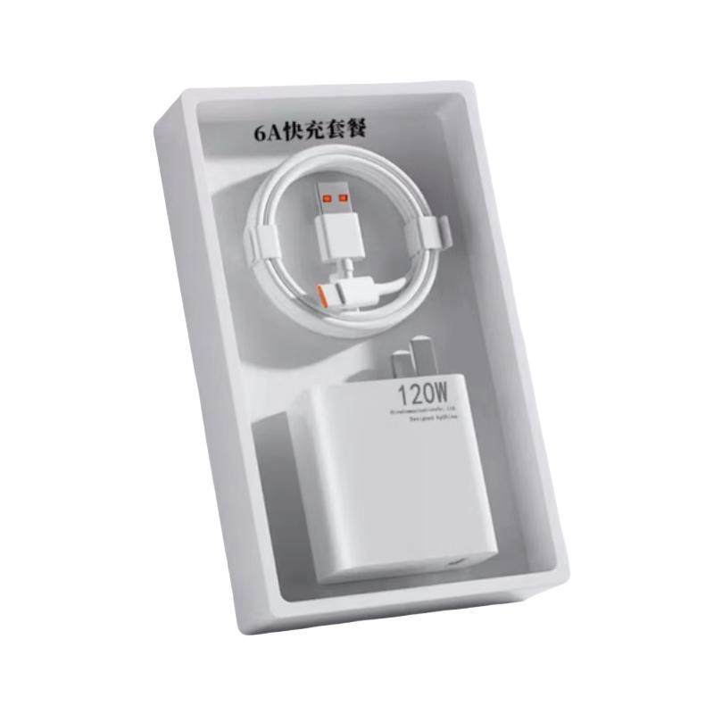 120超级快充头适用于华为荣耀充电器mate2030prop40p30nova578sev20v30闪充线66手机USBType-C数据线22.5W