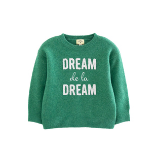 【150码】ILOVEJ韩国童装冬新款女童休闲字母针织羊毛毛衣JXWTO38