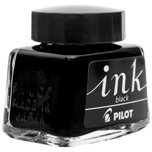 日本PILOT百乐墨水钢笔用非碳素黑色学生用小瓶INK墨水练字彩色墨水蓝黑色红色INK-30