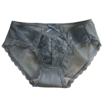 性感内裤女新款纯欲蕾丝内内网纱透气纯棉裆中低腰少女私房三角裤
