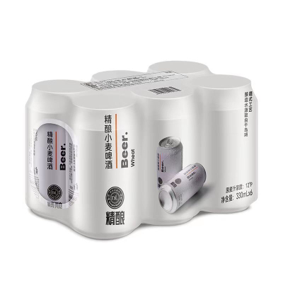 胖东来啤酒精酿小麦啤酒330ml